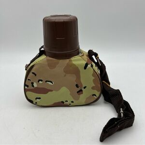 A.R.C. Mini Camomile Thermos With Strap Camping Fishing Hunting Survival 6”